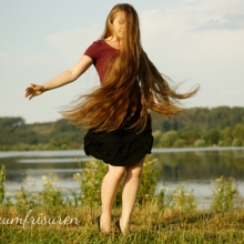 Dancing at the lake