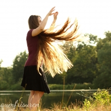 Throwing my hair
