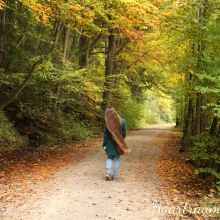 walking along