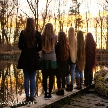 Group picture at the sunrise