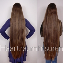 My hair before and after sleeping