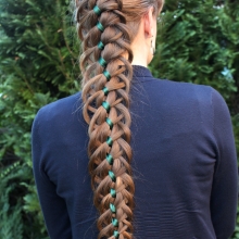 Four Strand Braid with Loops