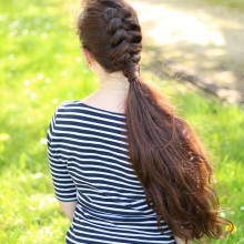 Dutch Braided Ponytail