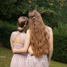 Headband Hairstyle and Fishtail Half Up
