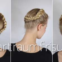 Three Strand Crown Braid