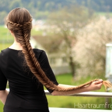 Fishtail Braid with Rope Accents