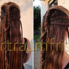 Fishtail Half Up