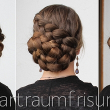 Diagonal Dutch Braid Pinned