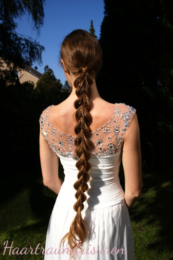 Beautiful Braid with Beautiful Dress