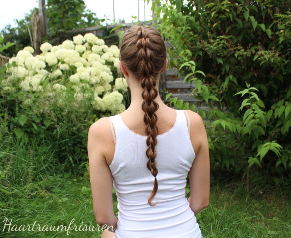 3D Pullthroughbraid on Haselnussblond