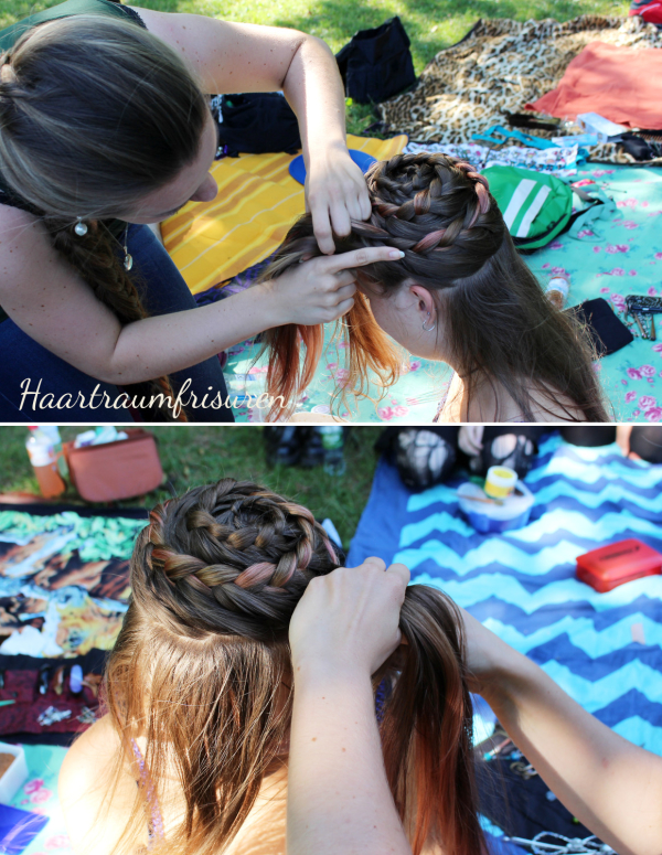 Braiding a spiral braid