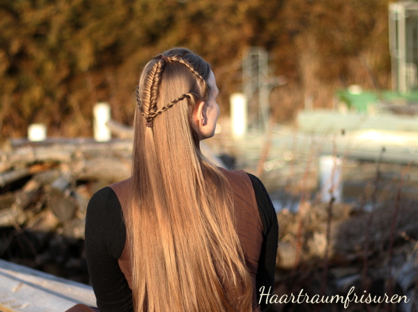 Tauriel inspired half up