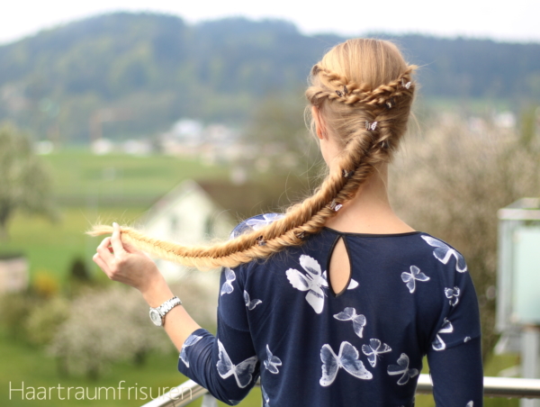 Fishtail Braid with rope accents