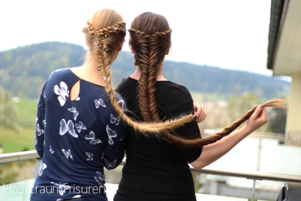 Fishtail Braid with rope accents