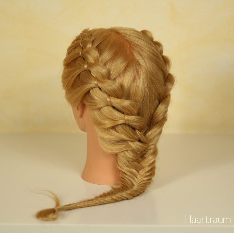 Four Strand Braids into Fishtail Braid